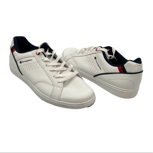 Champion White Tennis Shoe Lace Up Sneakers Size 8 Men\'s main image 4